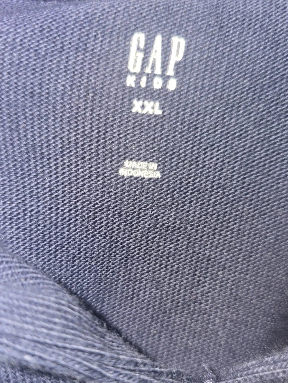 GAP Boy's Dark Navy Hoodie Size: XXL (18)